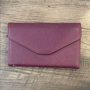 Elegant Purple Women's Travel Wallet